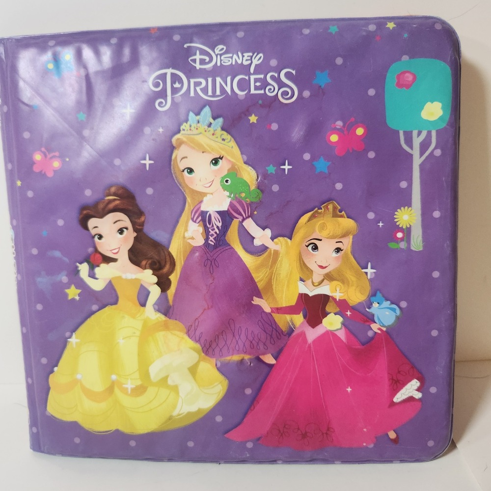 Disney Princess Bath Book Belle Rapunzel Aurora Soft Waterproof Phidal 2021